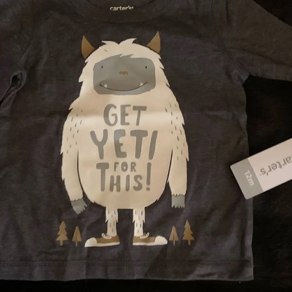 Long Sleeve T-Shirt Carter’s 12 Month Size NWT
